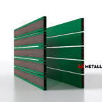 Планкен для забора Printec под дерево 120 mm RAL 6002 – покрытие полиэстер, толщина 0,45 мм в Армавире | фото 4