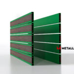 Планкен для забора Printec под дерево 120 mm RAL 6010 – покрытие матовое, толщина 0,45 мм в Армавире | фото 4