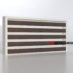 Планкен для забора Printec под дерево 120 mm RAL 9002 – покрытие матовое, толщина 0,45 мм в Армавире | фото 3