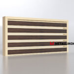 Планкен для забора Printec под дерево 120 mm RAL 1015 – покрытие порошковое, толщина 0,45 мм в Армавире | фото 4